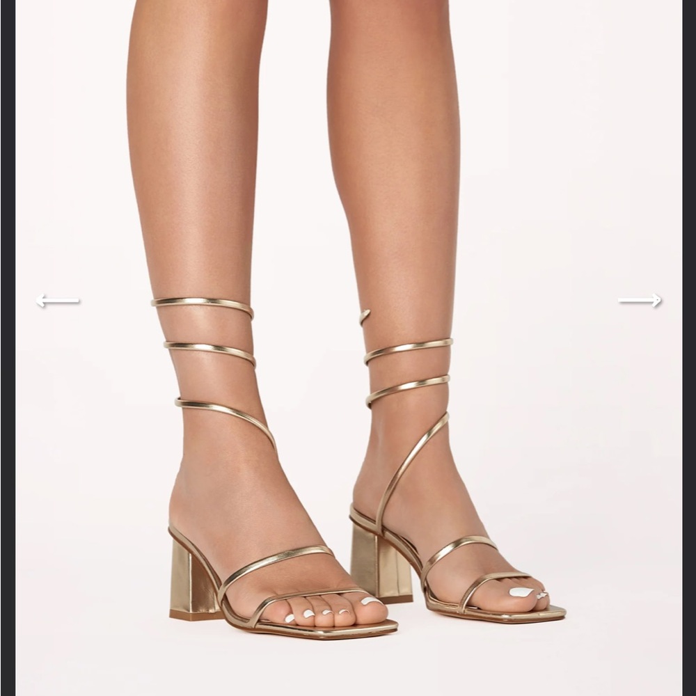 Billini Unice Gold Block heel